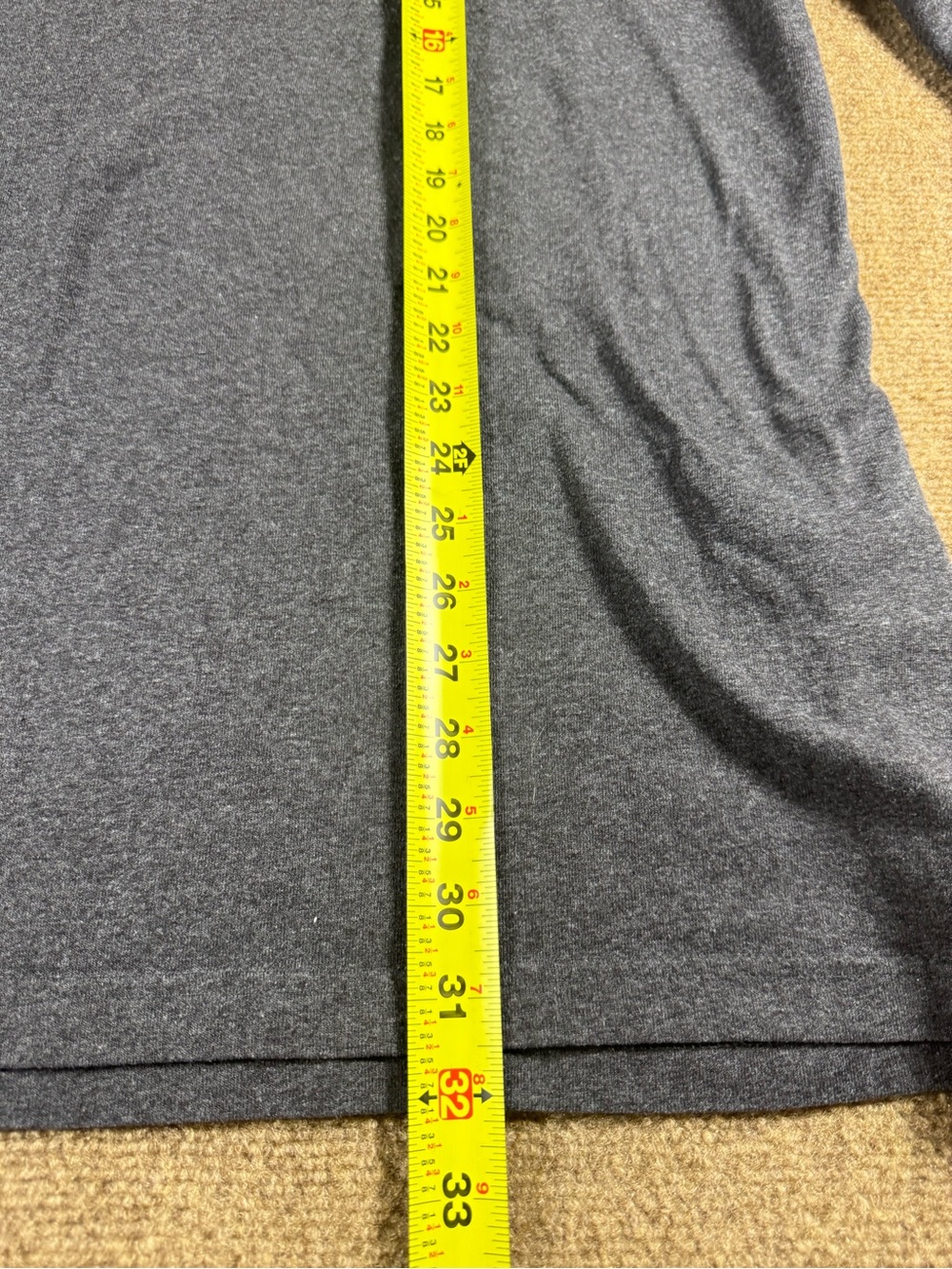 Carhartt Shirt Mens XL Tall Heather Grey Long Sleeve‎ Since 1889 Logo Tee XLT - Picture 6 of 13